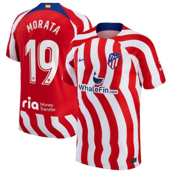 MAILLOT ATLETICO MADRID DOMICILE MORATA 2022-2023