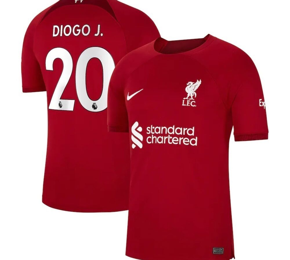 MAILLOT LIVERPOOL DOMICILE DIOGO JOTA 2022-2023