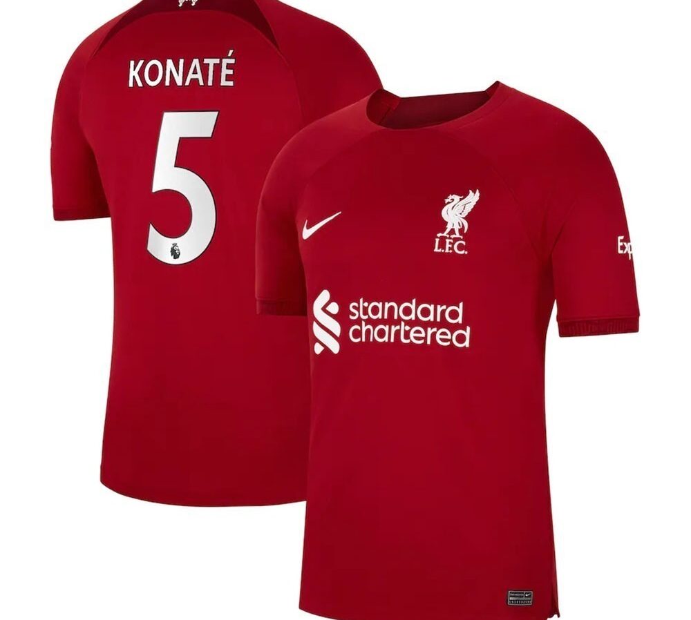 MAILLOT LIVERPOOL DOMICILE KONATE 2022-2023