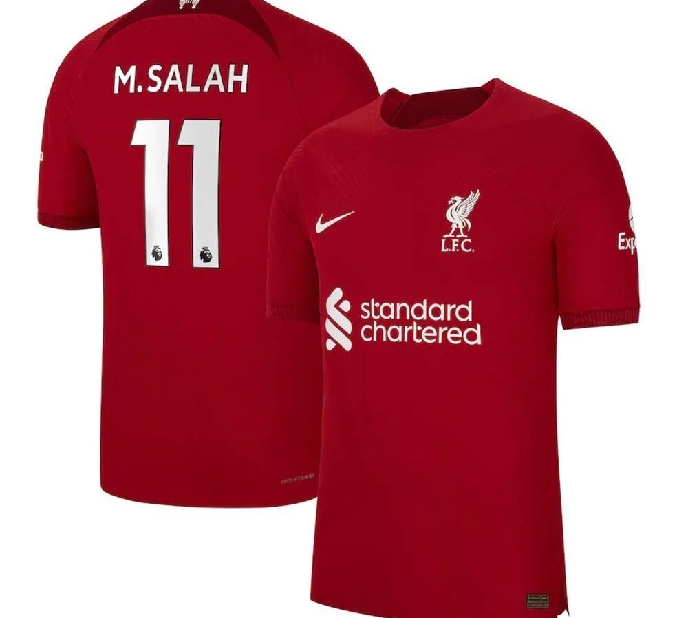MAILLOT LIVERPOOL DOMICILE SALAH 2022-2023