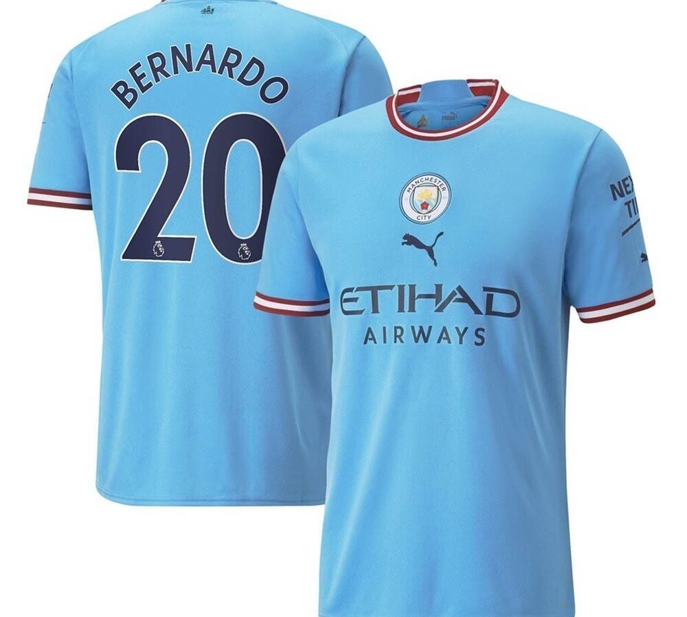 MAILLOT MANCHESTER CITY DOMICILE BERNARDO SILVA 2022-2023
