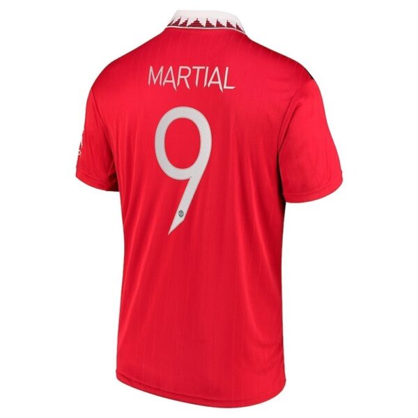 MAILLOT MANCHESTER UNITED DOMICILE MARTIAL COUPE D'EUROPE 2022-2023