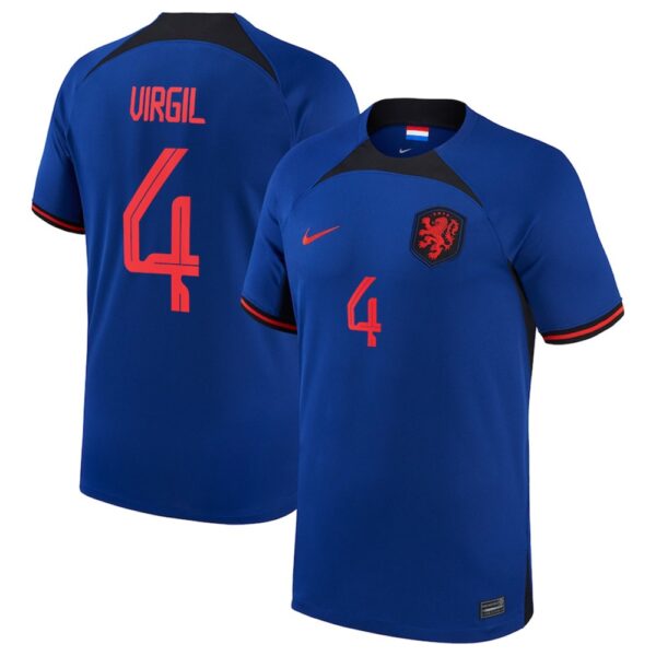 MAILLOT PAYS-BAS EXTERIEUR VIRGIL VAN DIJK 2022-2023