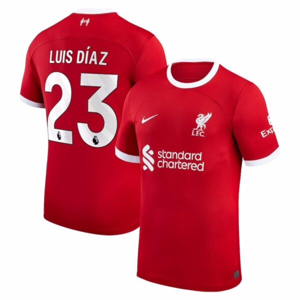 MAILLOT LIVERPOOL DOMICILE LUIS DIAZ 2023-2024