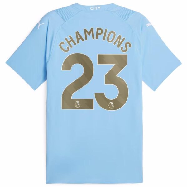 MAILLOT MANCHESTER CITY DOMICILE CHAMPIONS 2023