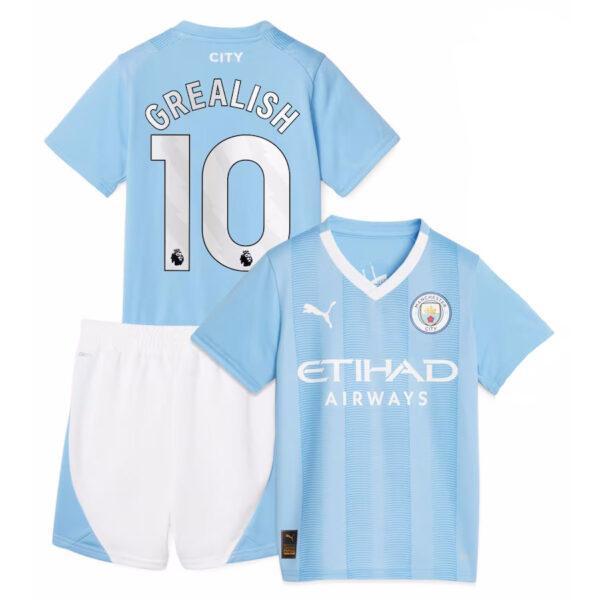 PACK JUNIOR MANCHESTER CITY DOMICILE GREALISH 2023-2024