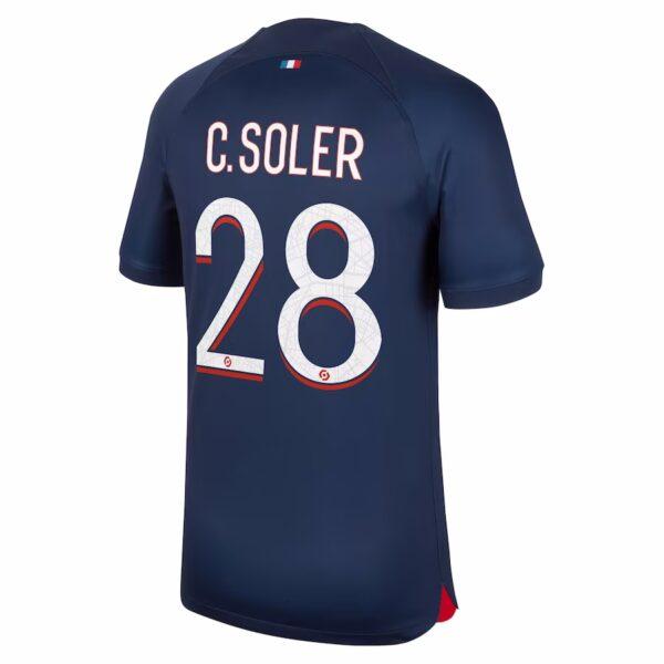 MAILLOT PSG DOMICILE CARLOS SOLER 2023-2024