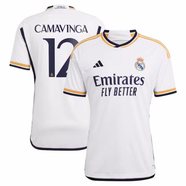 MAILLOT REAL MADRID DOMICILE CAMAVINGA 2023-2024