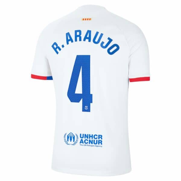 PACK FC BARCELONE EXTERIEUR RONALD ARAUJO ADULTE 2023-2024