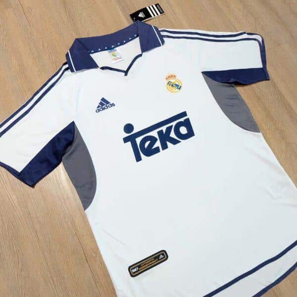 MAILLOT REAL MADRID DOMICILE 2000-2001