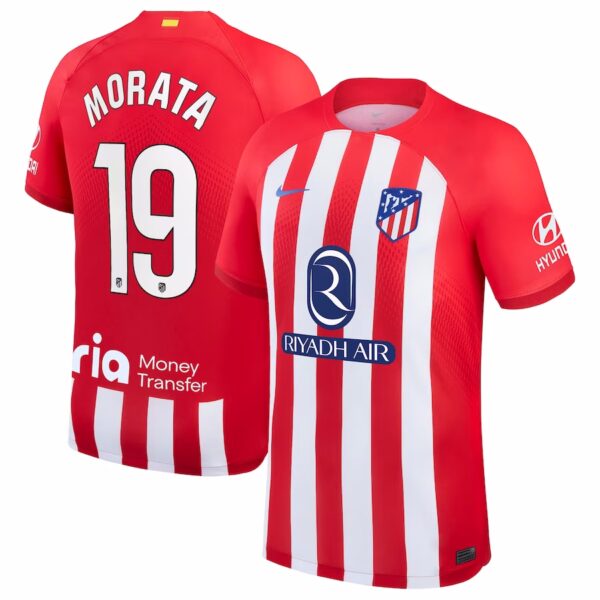 MAILLOT ATLETICO MADRID DOMICILE MORATA 2023-2024