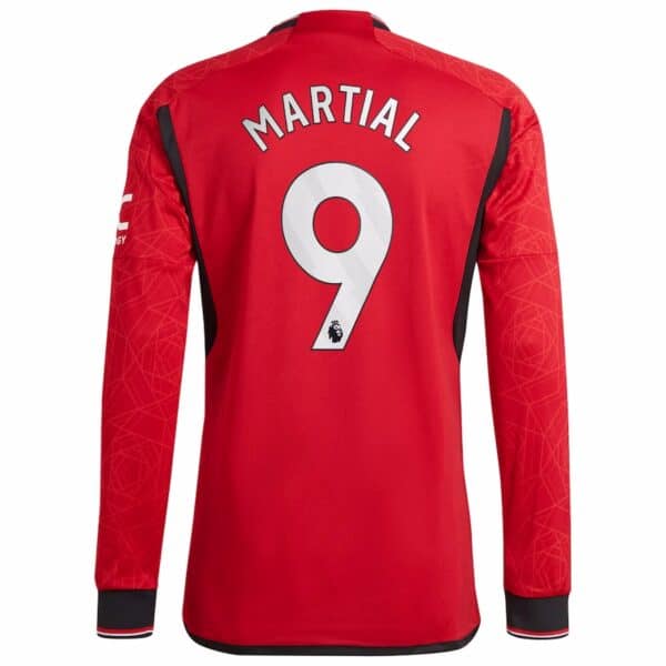 MAILLOT MANCHESTER UNITED DOMICILE MANCHES LONGUES MARTIAL 2023-2024