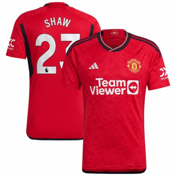 MAILLOT MANCHESTER UNITED DOMICILE LUKE SHAW 2023-2024