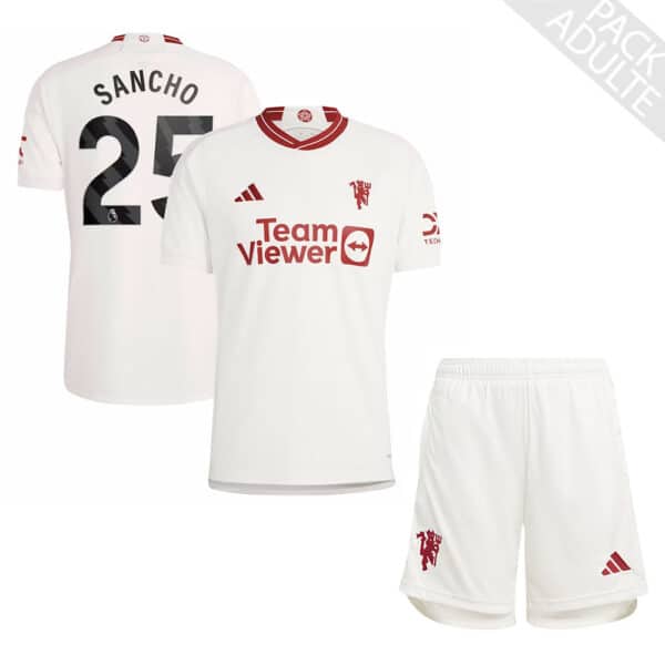 PACK MANCHESTER UNITED THIRD SANCHO ADULTE 2023-2024