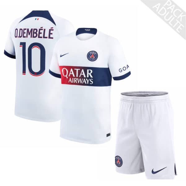 PACK PSG EXTERIEUR DEMBELE ADULTE 2023-2024