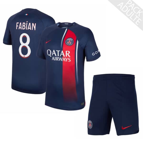 PACK PSG DOMICILE FABIAN RUIZ ADULTE 2023-2024