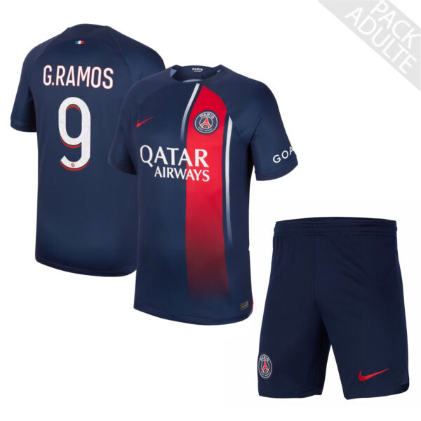 PACK PSG DOMICILE GONCALO RAMOS ADULTE 2023-2024