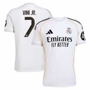 PACK JUNIOR REAL MADRID DOMICILE VINICIUS SAISON 2025-2026