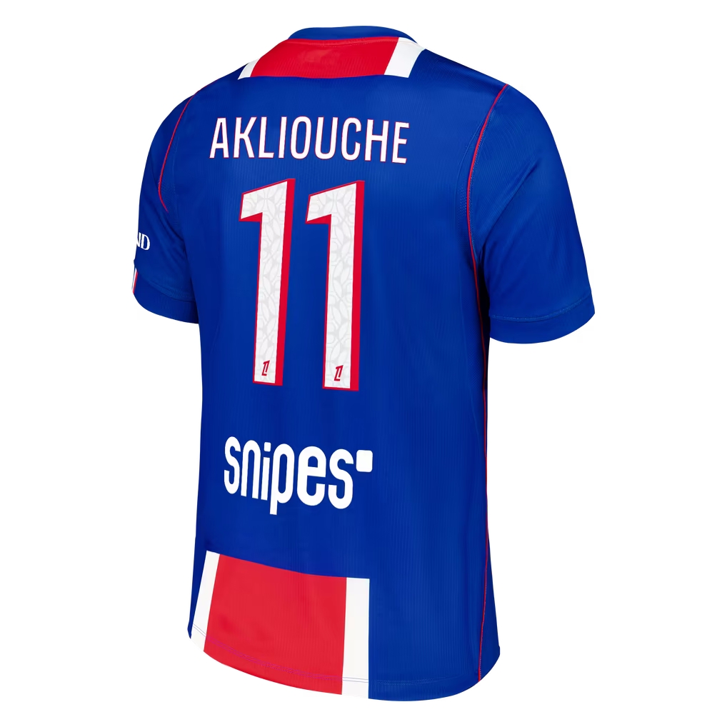 MAILLOT PSG DOMICILE AKLIOUCHE 2026-2027 MAILLOT PSG DOMICILE AKLIOUCHE 2026-2027